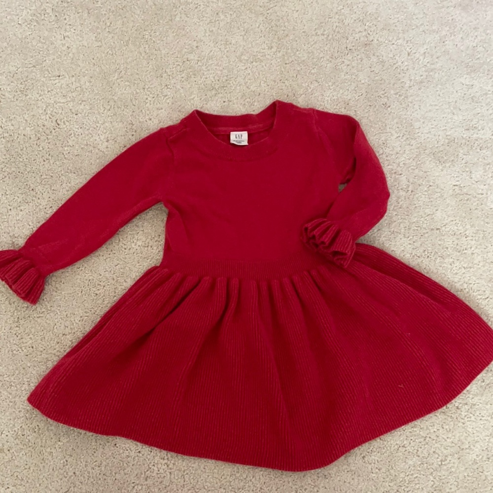 Baby Gap Red Sweater Dress